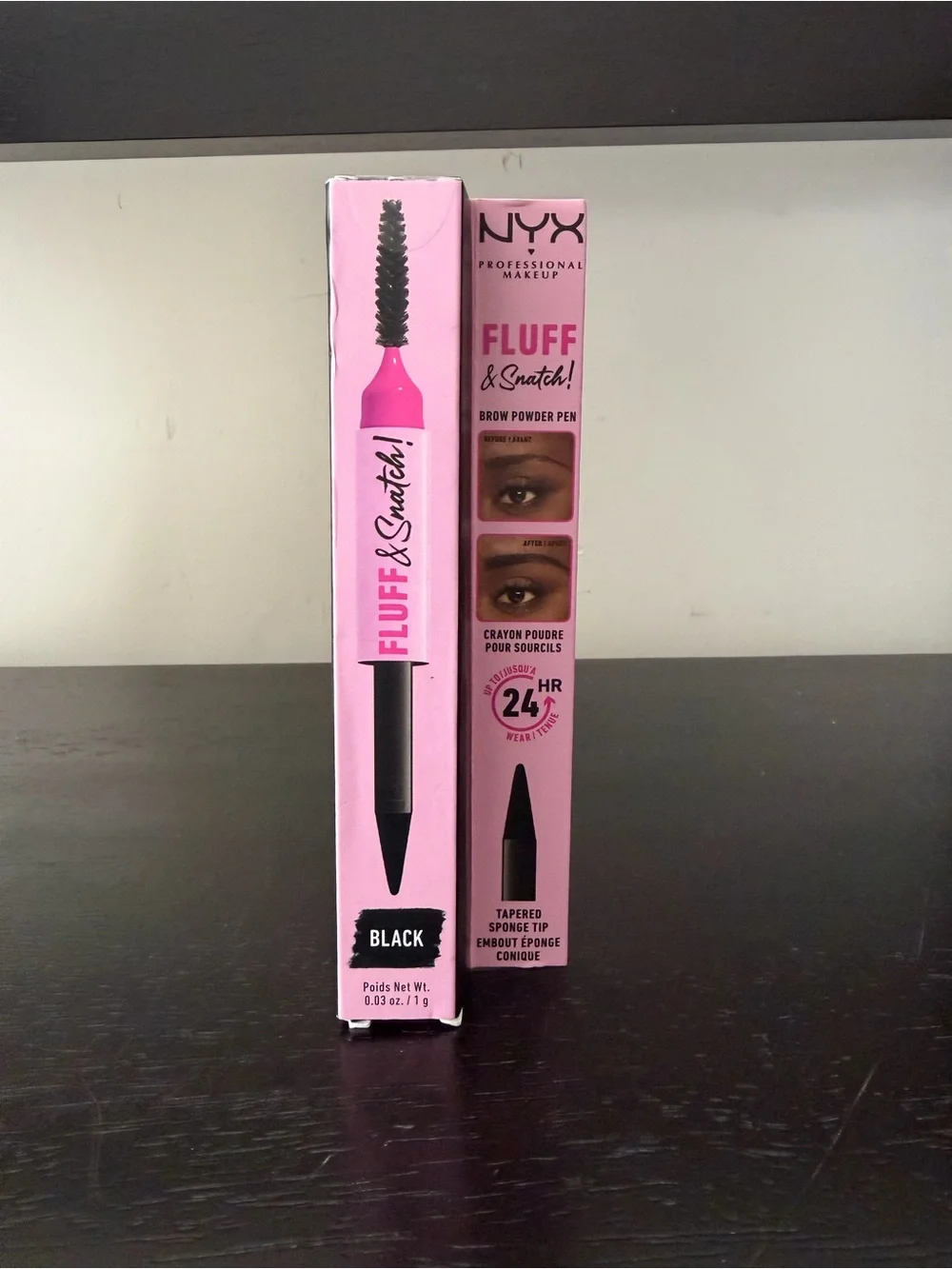 NYX Fluff & Snatch Brow Powder Pen - Black